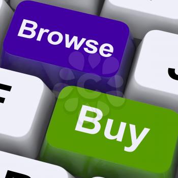 Browse And Buy Keys For Online Internet Shopping