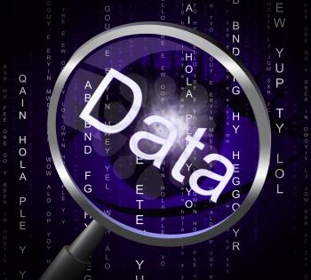 Data Magnifier Meaning Information Search And Bytes