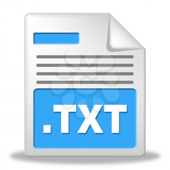 Text File Indicating Administration Catalogue And Archiving