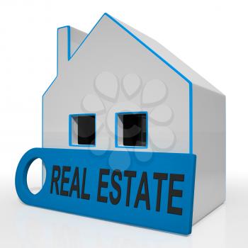 Real Estate House Meaning Homes Or Buildings On Property Market