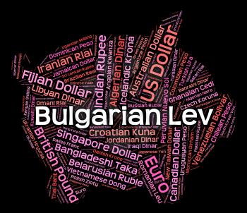 Bulgarian Lev Representing Worldwide Trading And Currency