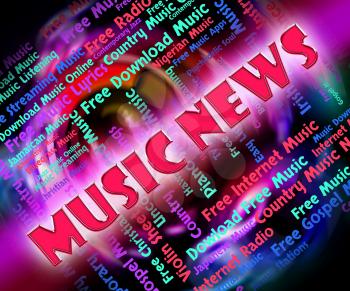 Music News Meaning Sound Track And Tunes