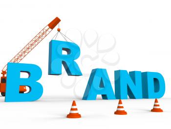 Build Brand Representing Company Identity 3d Rendering