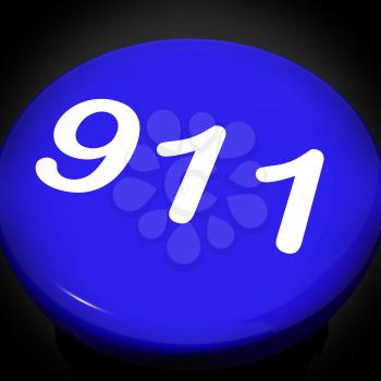 Nine One Switch Showing Call Emergency Help Rescue 911