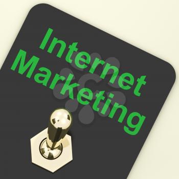 Internet Marketing Showing Online SEO Strategies And Development