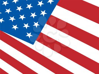 American Flag Background Showing Democracy And Independence