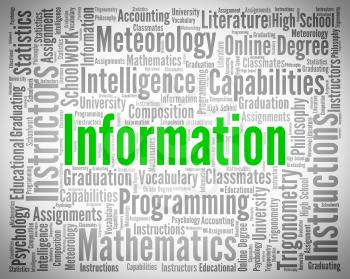 Information Word Representing Knowledge Words And Advisor