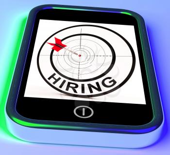 Hiring Smartphone Meaning Online Recruitment For Job Position