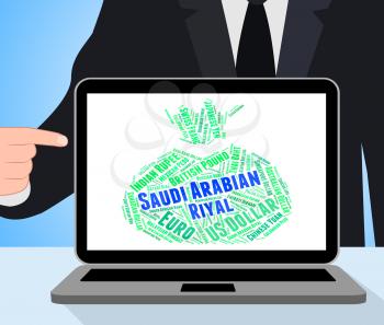 Saudi Arabian Riyal Meaning Foreign Currency And Banknote