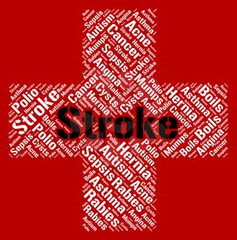 Stroke Illness Representing Transient Ischemic Attack And Cell Death
