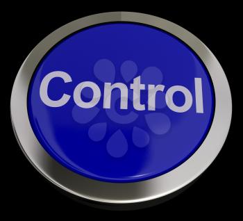 Control Push Button Or Metal And Blue Remote Switch
