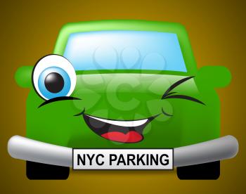 Nyc Parking Showing New York City And New York
