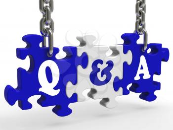 Q&A Meaning Questions And Answers in Meeting Or Conversation
