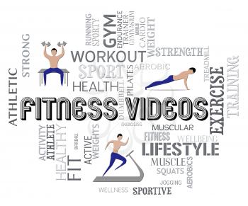 Fitness Videos Meaning Working Out In The Gym
