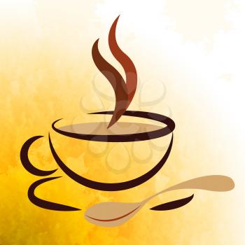 Hot Beverage Meaning Coffee Break And Drinks