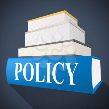 Policy Book Representing Rules Procedure And Non-Fiction