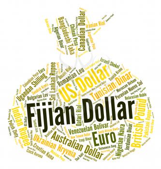 Fijian Dollar Meaning Foreign Exchange And Wordcloud 