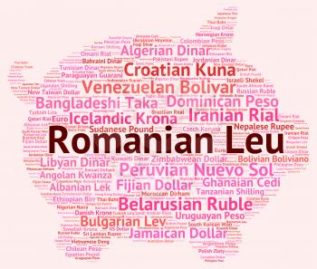 Romanian Leu Indicating Exchange Rate And Broker