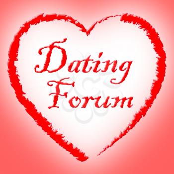 Dating Forum Showing Social Media And Conversation