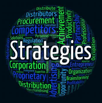 Strategies Word Showing Wordclouds Text And Tactics