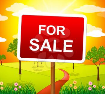 For Sale Meaning Real Estate Agent And Property