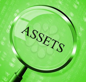 Assets Magnifier Meaning Searches Estate And Magnify
