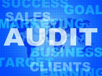 Audit Words Showing Auditing Auditor And Inspect
