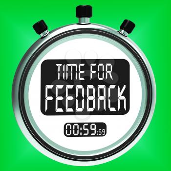 Time For feedback Means Opinion Evaluation And Surveys