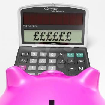  Calculator Showing UK Interest On Finance
