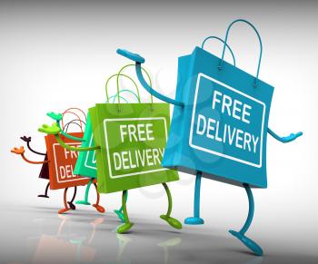 Free Delivery Bags Showing Promotions of no charge for Shipment