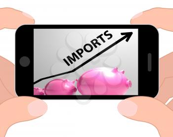 Imports Arrow Displaying Buying And Importing International Products