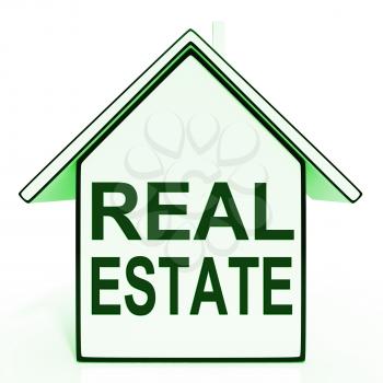 Real Estate House Showing Selling Property Land Or Buildings