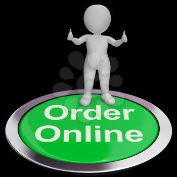 Order Online Button For Purchasing On The Web