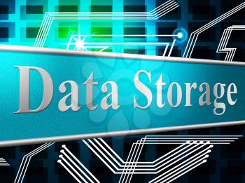 Data Storage Meaning Hard Drive And Archive