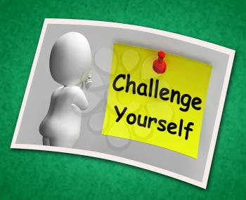 Challenge Yourself Photo Meaning Be Determined And Motivated