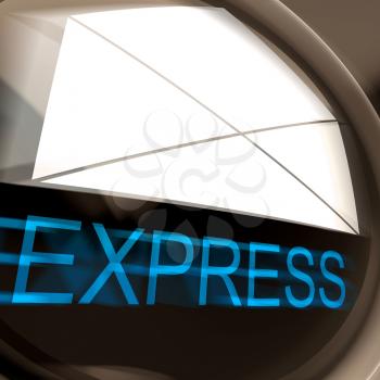 Express Mail Meaning Fast And Priority Post