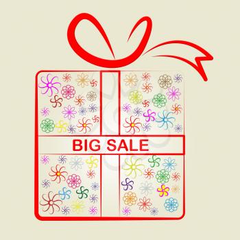 Gifts Big Indicating Surprise Occasion And Save