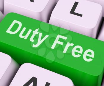 Duty Free Key On Keyboard Meaning Tax Free Shopping
