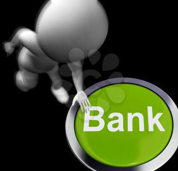 Bank Pressed Showing Deposits Withdrawals And Payments