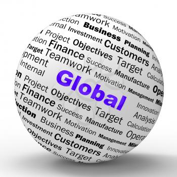 Global Sphere Definition Meaning International Communications Or Worldwide Globalization