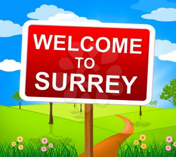 Welcome To Surrey Showing United Kingdom And Natural