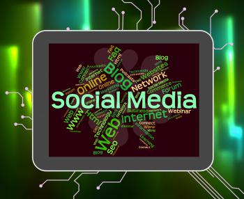 Social Media Representing Online Blogs And Blogging 