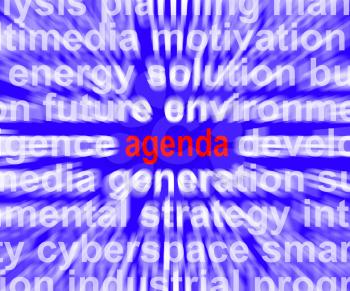 Agenda Word Meaning Program Schedule Or Line up