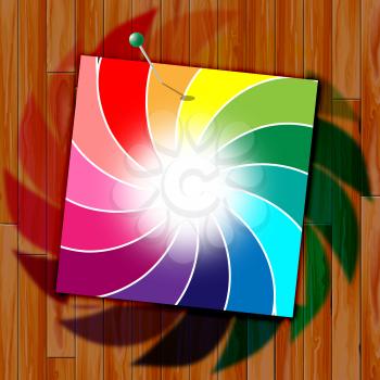 Spiral Background Meaning Multicolored Color And Spectrum