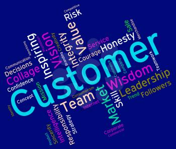 Customer Words Indicating Text Wordcloud And Patrons 