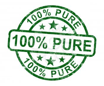 100% Pure Stamp Shows Natural Genuine Products