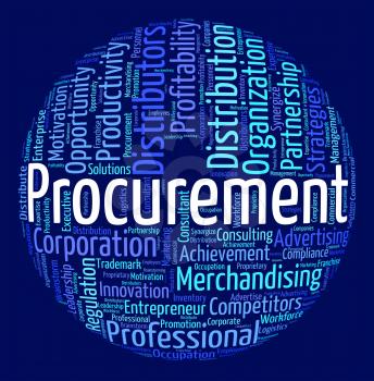 Procurement Word Showing Appropriation Words And Attainment