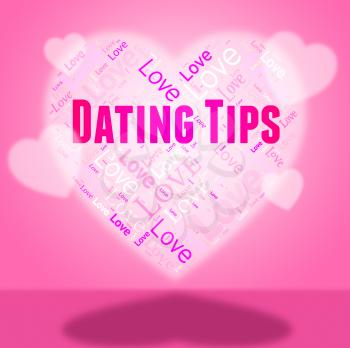 Dating Tips Showing Assistance Heart And Hint
