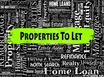 Properties To Let Meaning Real Estate And Homes