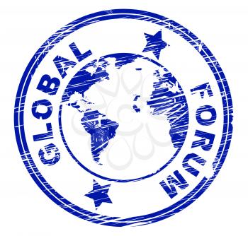 Global Forum Representing Group World And Worldly